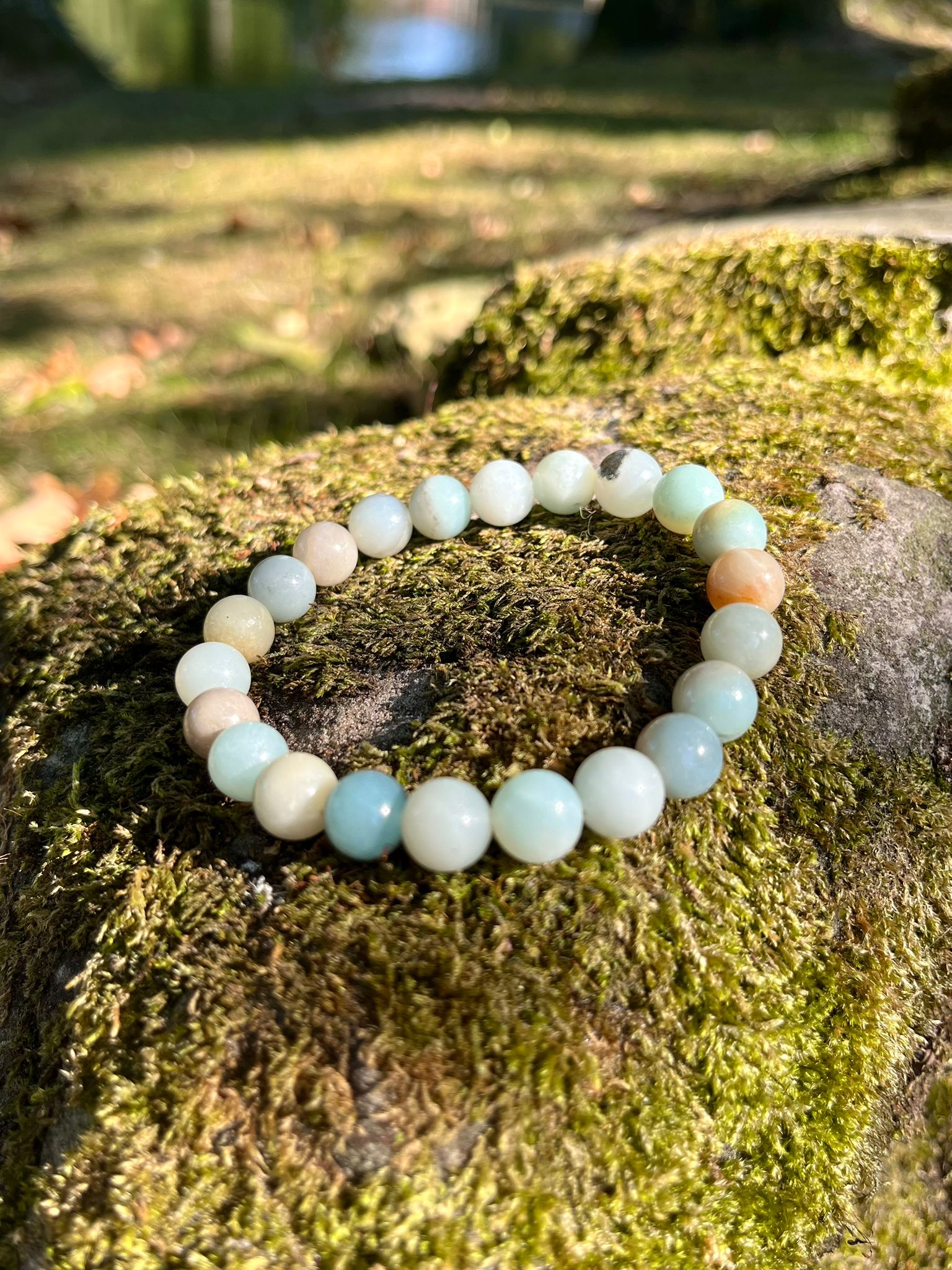 Bransoletka naturalny amazonit