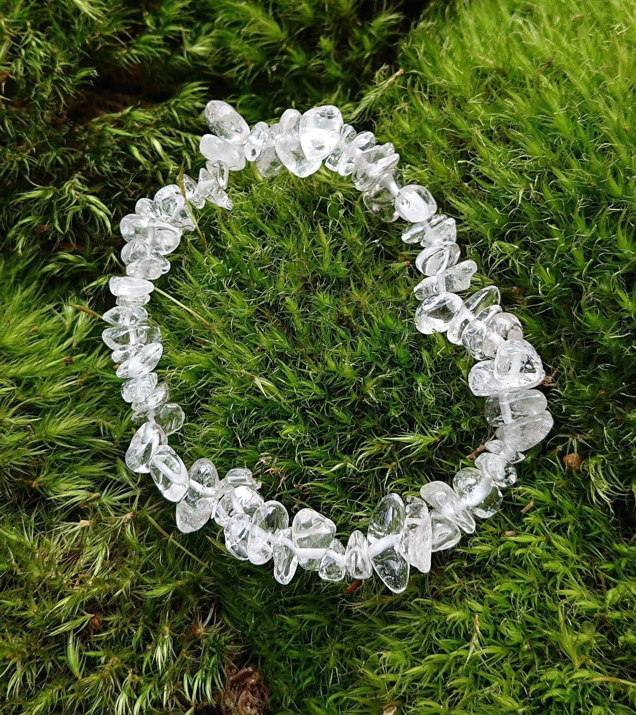 Bransoletka kryształ górski