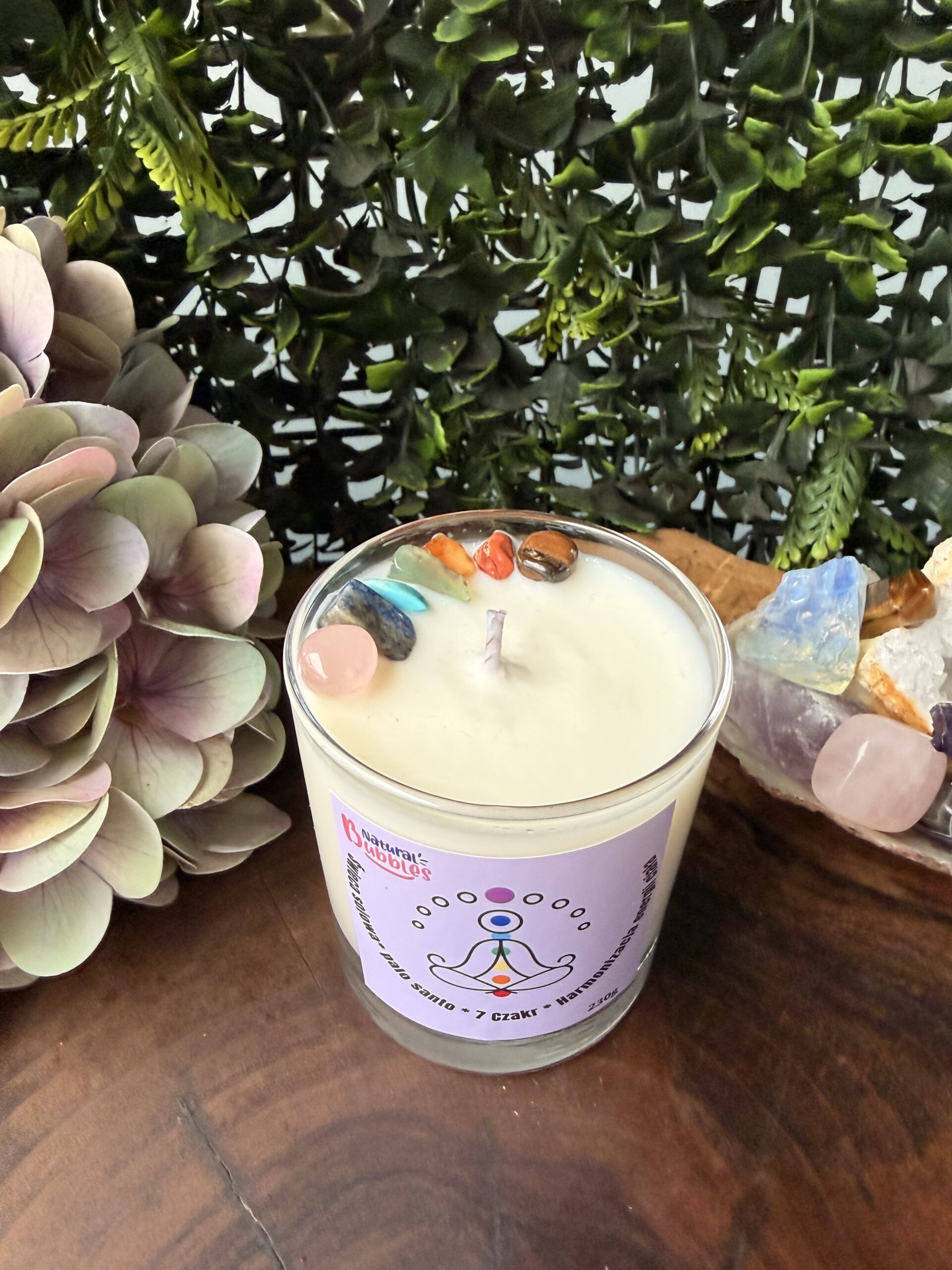 Świeca sojowa 7 czakr - obrazek 2